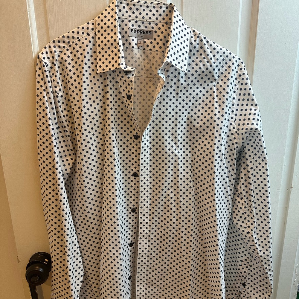 Express Fitted Dress Shirt